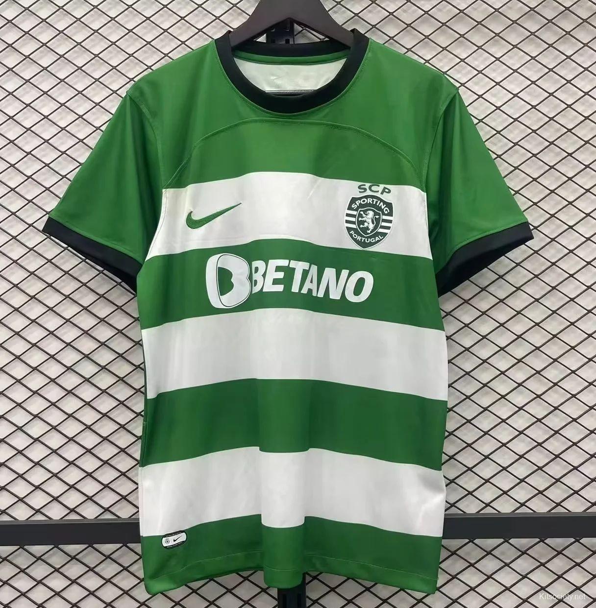 Player Version 23/24 Sporting Lisbon Home Jersey - Kitsociety