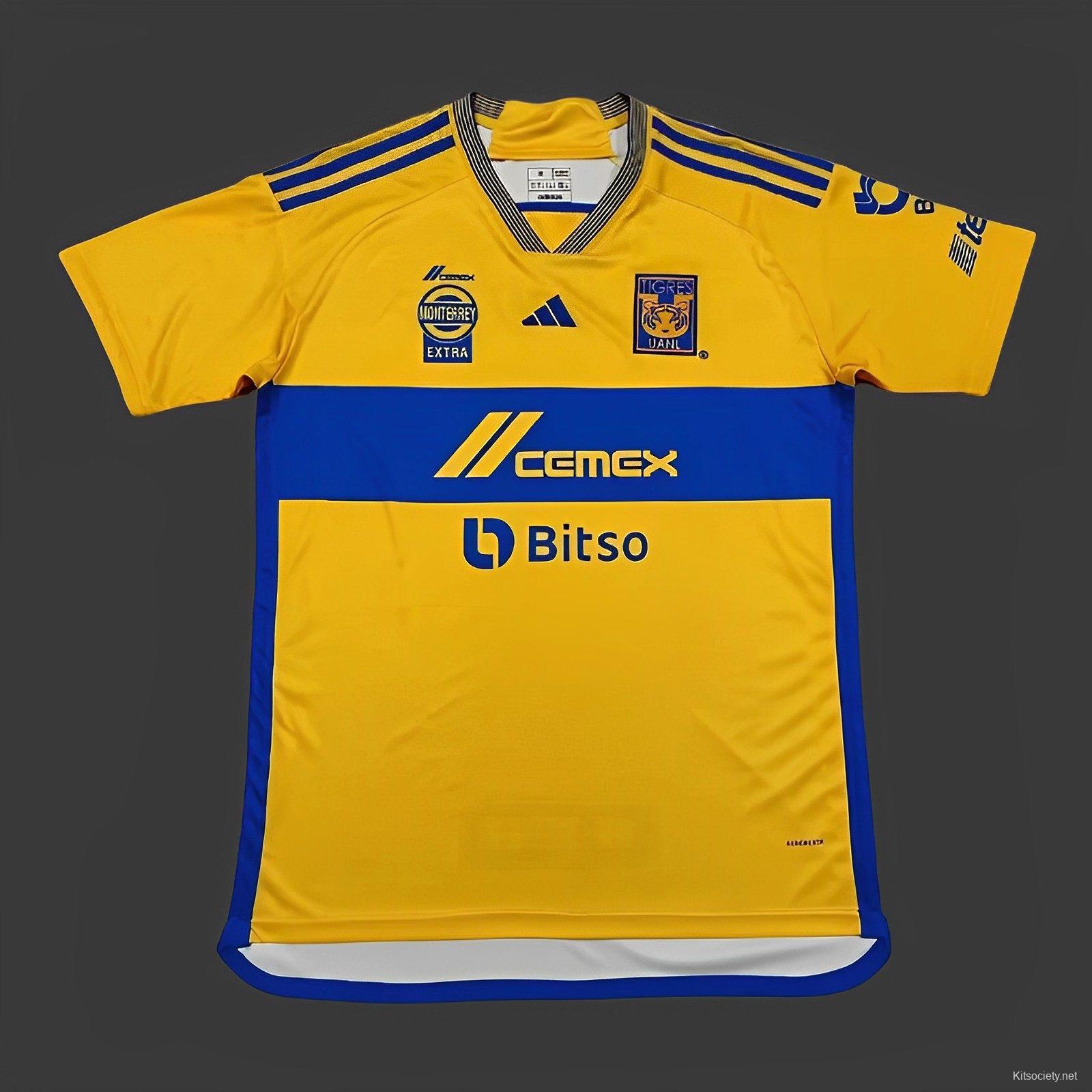 Adidas Tigres TUANL 23/24 Home Jersey