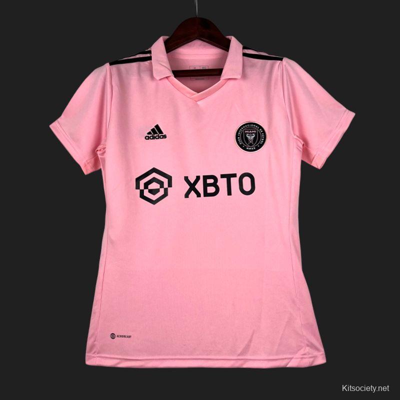 23-24 Inter Miami Home Pink MESSI Jersey - Kitsociety