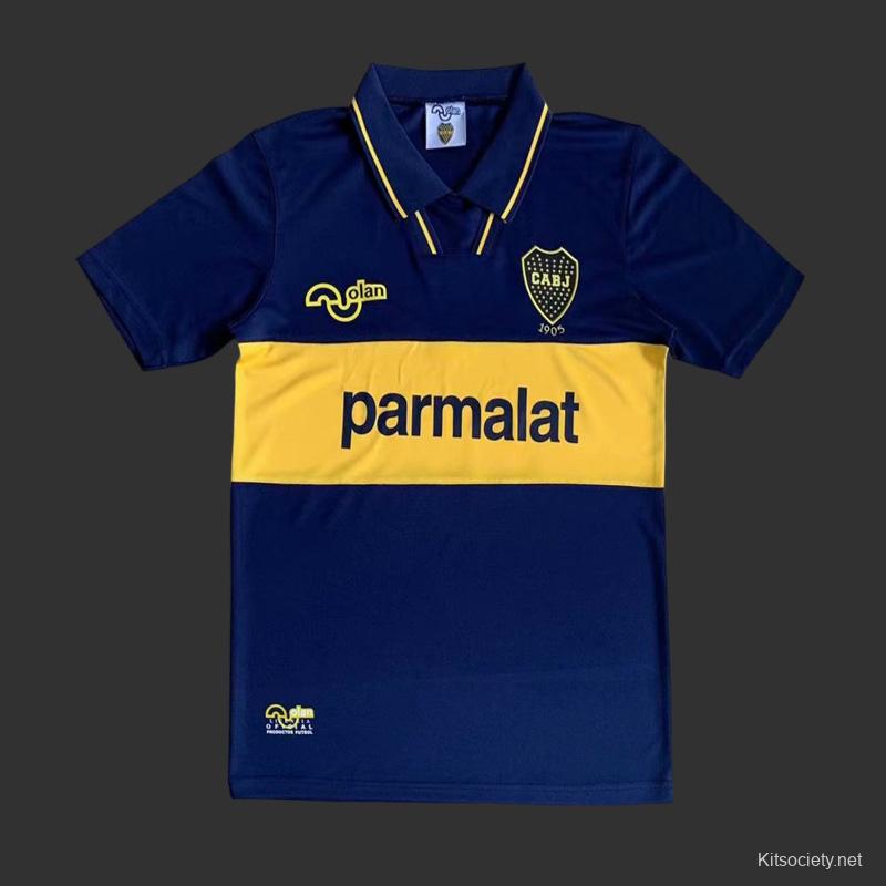 Retro 94/95 Boca Juniors Home Jersey - Kitsociety