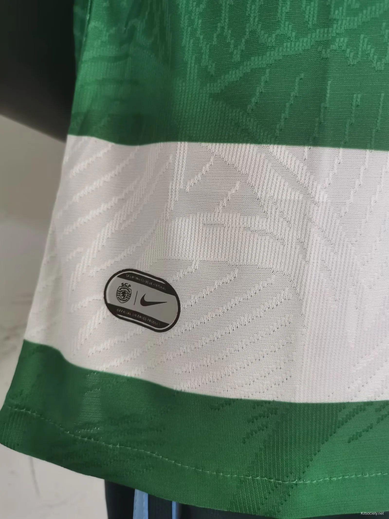 23/24 Sporting Lisbon Away White Jersey - Kitsociety