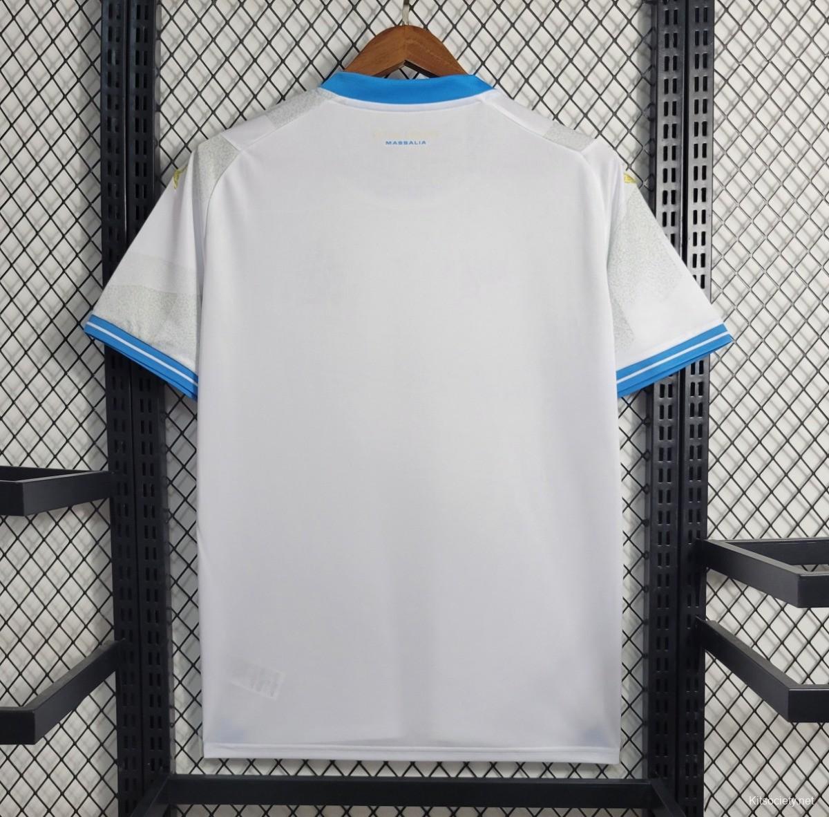 Olympique de Marseille 23/24 Home White Soccer Jersey