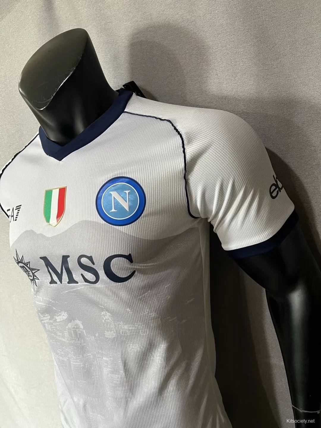 23-24 SSC Napoli Away Player Jersey