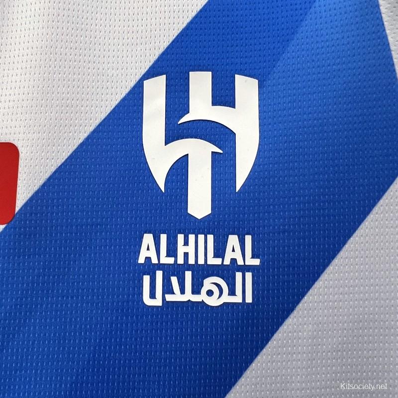 23/24 Al Hilal Saudi Away White NEYMAR JR #10 Jersey - Kitsociety