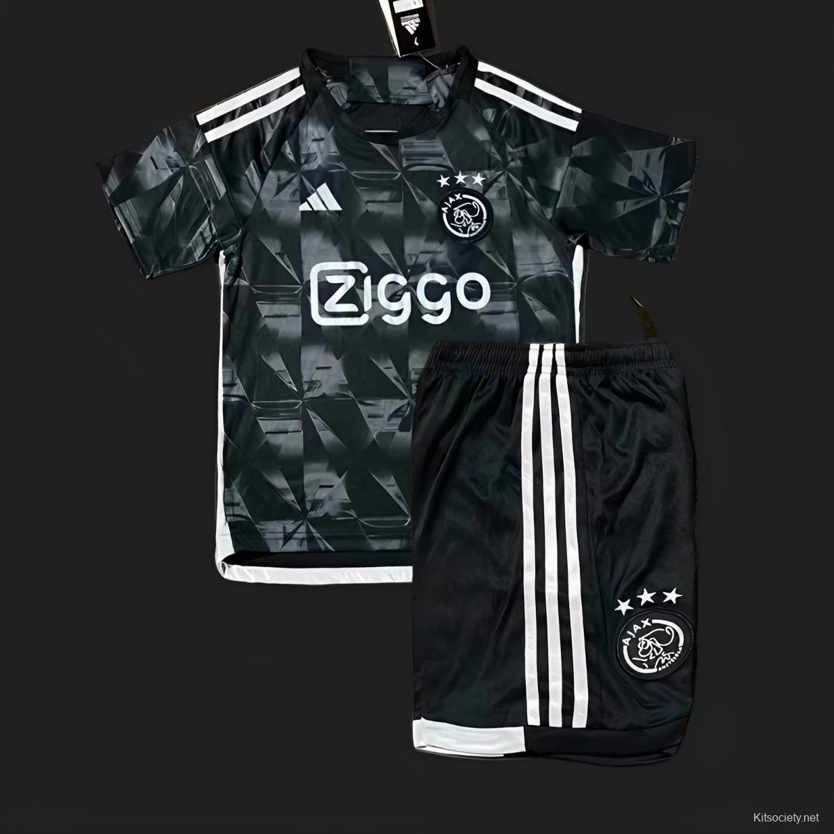 Player Version 23/24 AJax Third Black Jersey - Kitsociety