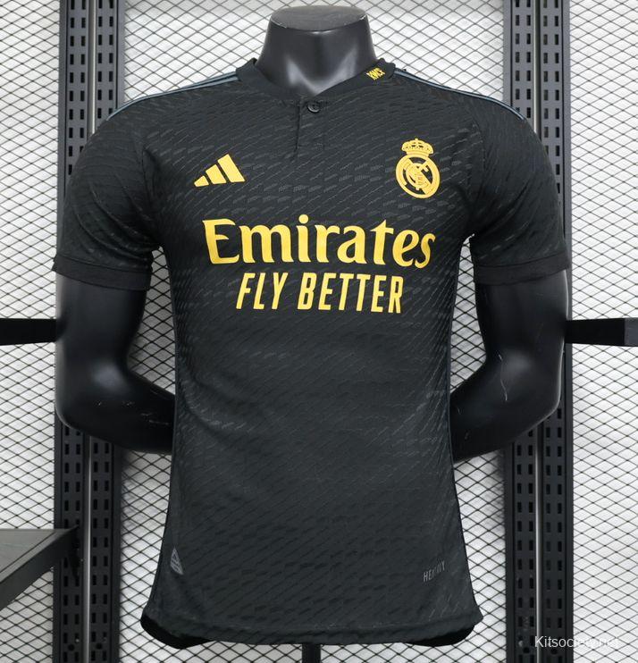 Men's Clothing - Real Madrid 23/24 Third Jersey - Black