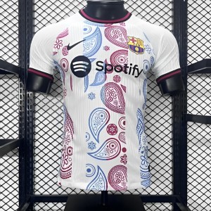 Player Version 24/25 Barcelona White Special Pattern Jersey